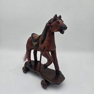 Hand Carved Horse Rocker/roller